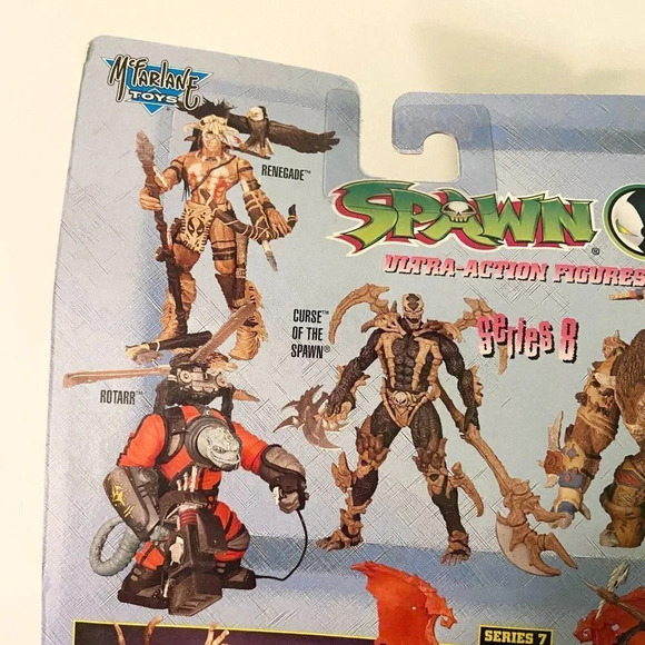 Vintage 1997 Spawn Series 8 Sabre Action Figure  McFarlane Toys Card Warped - Picture 13 of 16